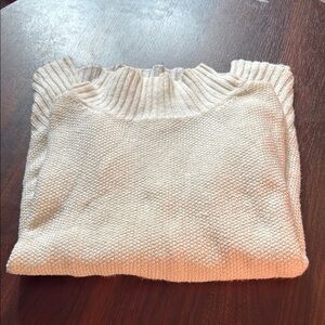 Cream Knit Women's Sweater